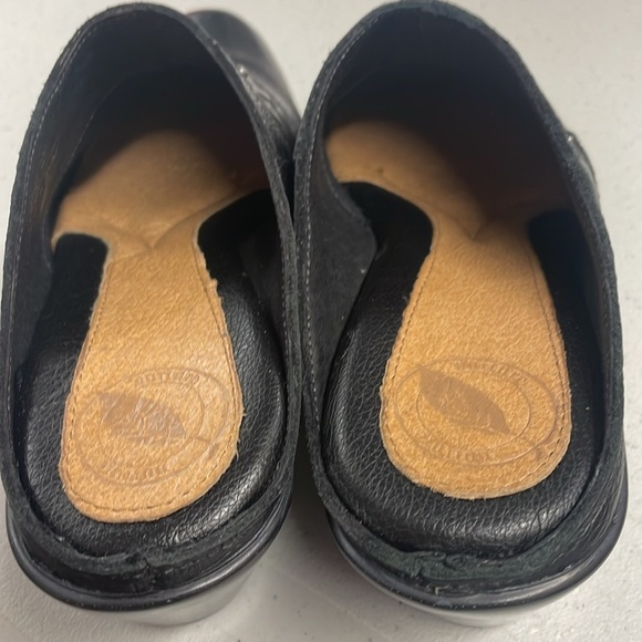 NURTURE BY LAMAZE WOMEN'S BLACK LEATHER MULES SIZE 5.5 - Picture 7 of 12